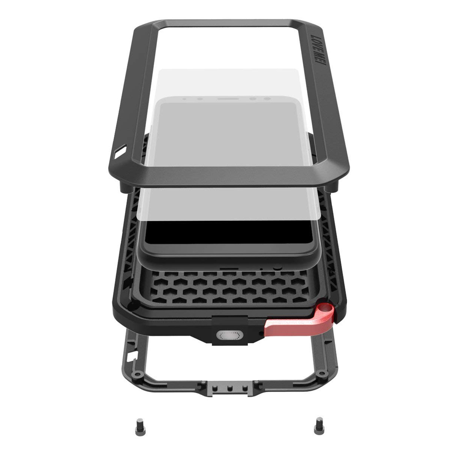 Oryginalne Pancerne Etui marki LOVE MEI z serii Powerful dla iPhone 8 / 7
